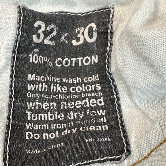 Express Jeans Mens 32x30* Light Wash Low Rise Classic Bootcut Kingston Western - Picture 4 of 13